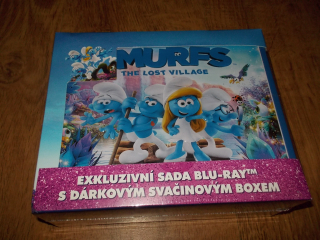 Šmoulové 1-3 Blu-ray + svačinový box - (Blu-ray)