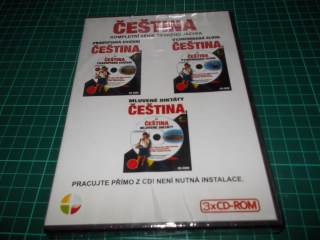 Český jazyk - Pravopisná cvičení, Vyjmenovaná slova, Mluvené diktáty - učivo ZŠ a SŠ (3CD-ROM)