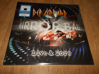 Def Leppard - Mirror Ball - Live & More (3Vinyl-LP) Clear Coloured Vinyl Limited Edition