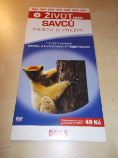 ŽIVOT SAVCŮ - PŘÍBĚHO PŘEŽITÍ (DVD v pošetce) > varianta 3 DVD