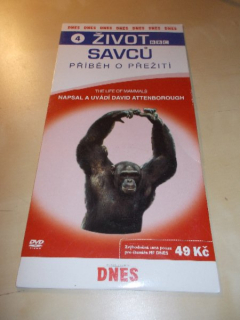 ŽIVOT SAVCŮ - PŘÍBĚHO PŘEŽITÍ (DVD v pošetce) > varianta 4 DVD