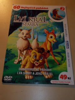 Lví král Simba - DOBRODRUŽNÉ PŘÍHODY LVA SIMBY A JEHO PŘÁTEL (DVD v pošetce)
