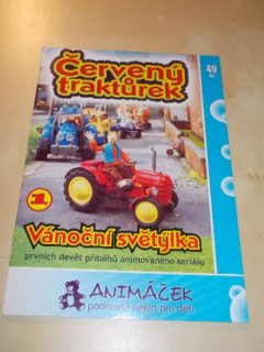 ČERVENÝ TRAKTŮREK - VÁNOČNÍ SVĚTÝLKA 1 DISK. - (DVD v pošetce)
