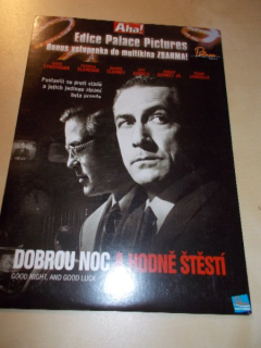 Dobrou noc a hodně štěstí (DVD v pošetce)