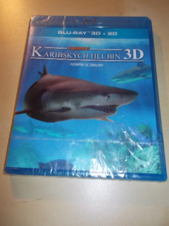 Tajemství karibských hlubin - POTÁPĚNÍ SE ŽRALOKY (Blu-ray) 2D + 3D- BLU-RAY 3D + 2D VERZE