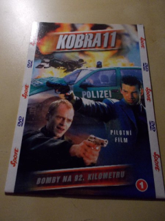 Kobra 11 (TV seriál) PILOTNÍ FILM - BOMBY NA 92. KILOMETRU (DVD v pošetce) > varianta BOMBY NA 92. KILOMETRU