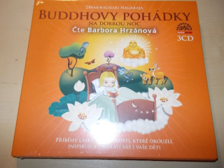 Dharmachari Nagaraja, čte Barbora Hrzánová - Buddhovy pohádky na dobrou noc (3CD) Digipack