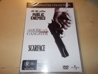 THE GANGSTER COLLECTION - Public Enemies - American Gangster - Scarface (DVD)